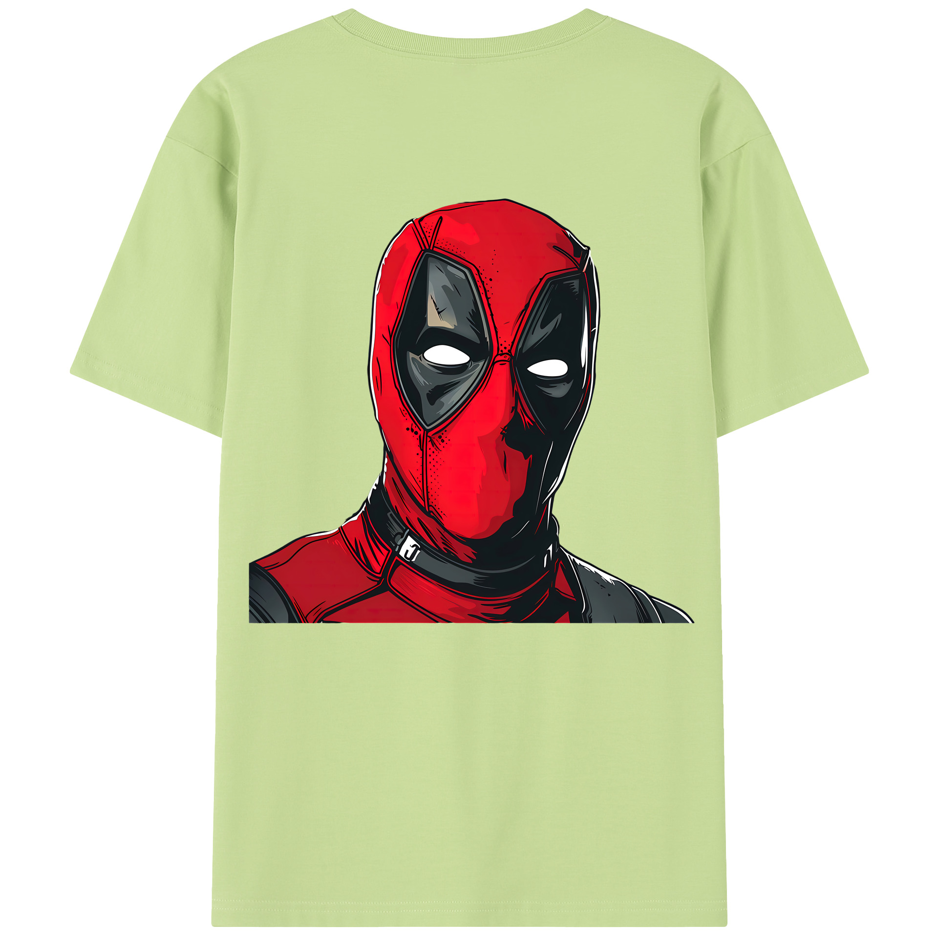 （画像用） Deadpool デッドプール 綿100％半袖Tシャツ（背面プリント）